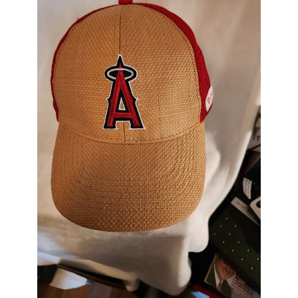 LA Angels of Anaheim Wicker Snapback Hat Baseball Promo Salinas NWT